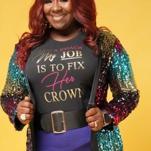 My Job Is To Fix Her Crown Tee — Sequin Jacket