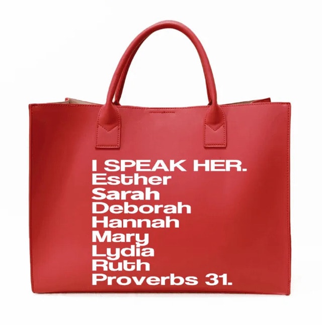 I Speak Her Tote — Reddy Red